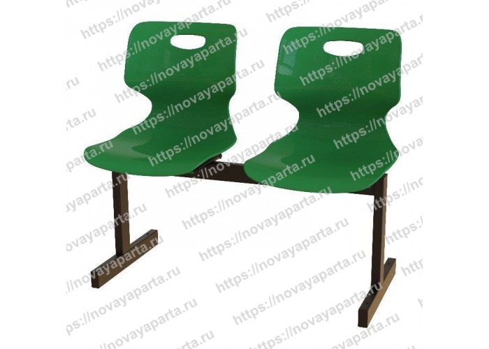 Секция 2-местная c пластиком