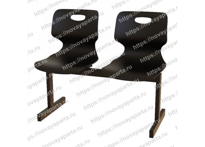 Секция 2-местная c пластиком