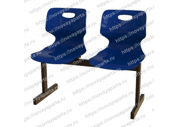 Секция 2-местная c пластиком