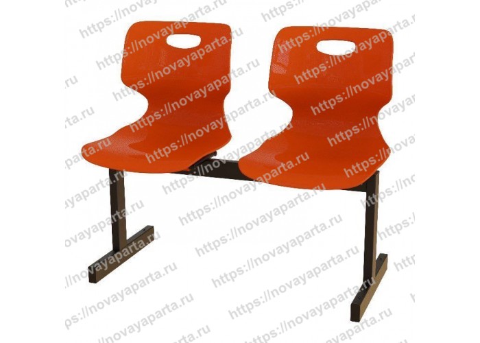 Секция 2-местная c пластиком