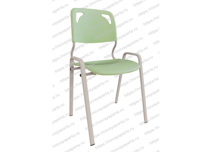 Стул офисный ИЗО с пластиком с ручками