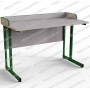 Стол ученический для кабинета химии/биологии прямоугольная труба борт ДСП